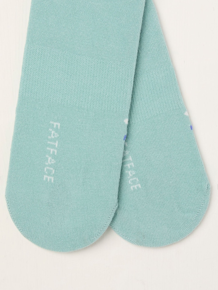 FatFace Green Turtle Footsie Socks - Image 2 of 2