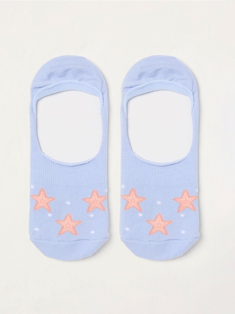 FatFace Blue Starfish Footsie Socks - Image 1 of 2