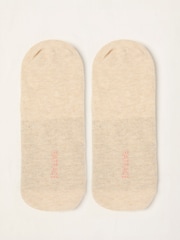 FatFace Oatmeal Floral Footsie Socks - Image 2 of 2