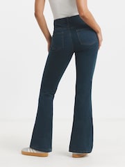 Simply Be Blue 24/7 Flare Jeans - Image 3 of 5