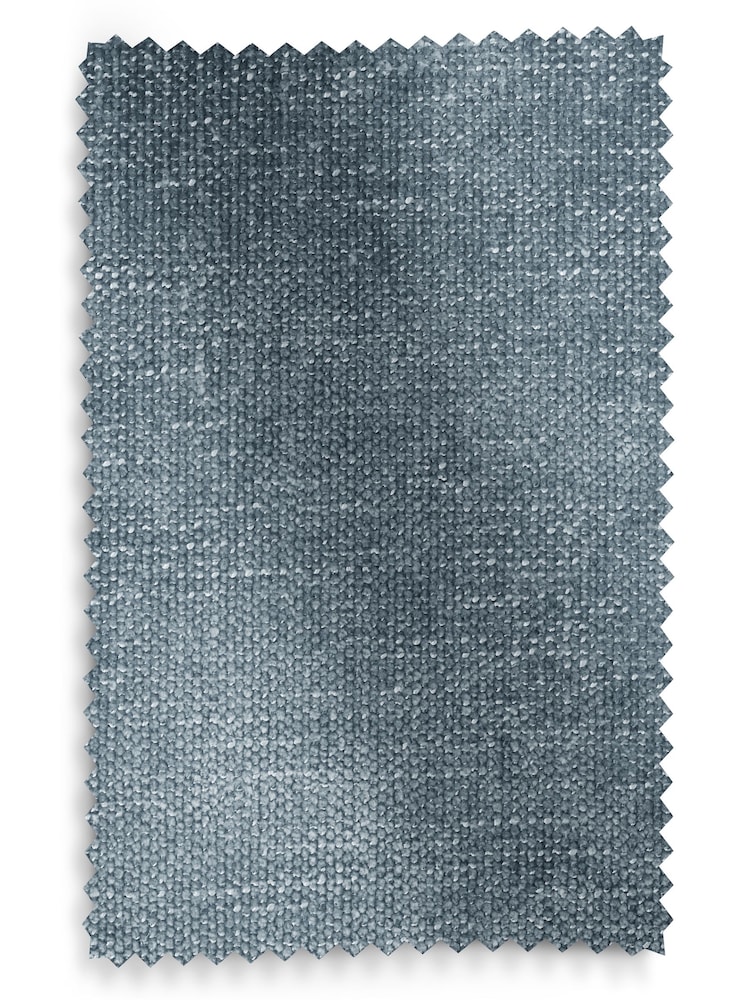 Cotswold Chenille Mid Blue Lilly Accent Chair - Image 8 of 8