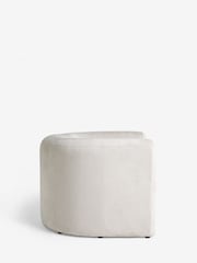 Plush Chenille Oyster Rana Accent Chair - Image 7 of 9