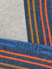 FatFace Grey Stripe Trainer Socks - Image 2 of 2
