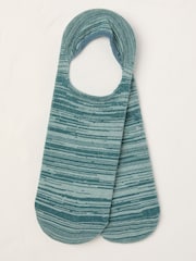 FatFace Teal Blue Footsie Socks - Image 1 of 2