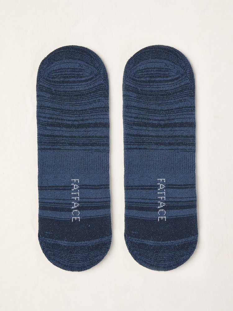 FatFace Blue Footsie Socks - Image 2 of 2
