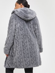 Simply Be Pretty Secrets Oversized Fleece pletena jopa - Slika 2 iz 4