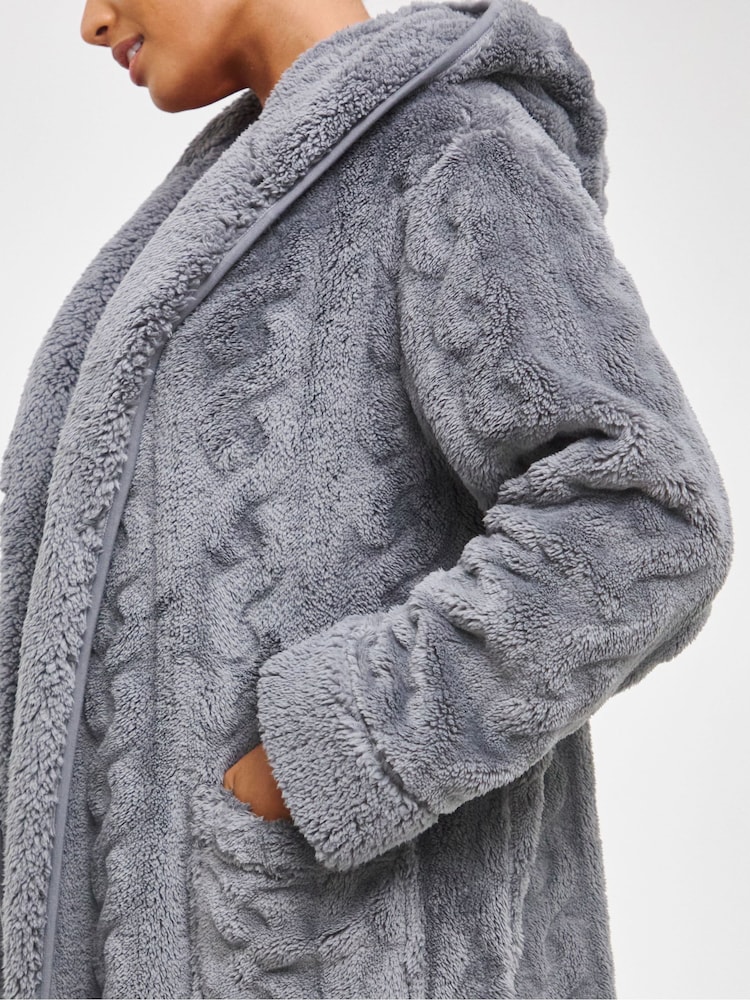 Simply Be Pretty Secrets Oversized Fleece pletena jopa - Slika 4 iz 4