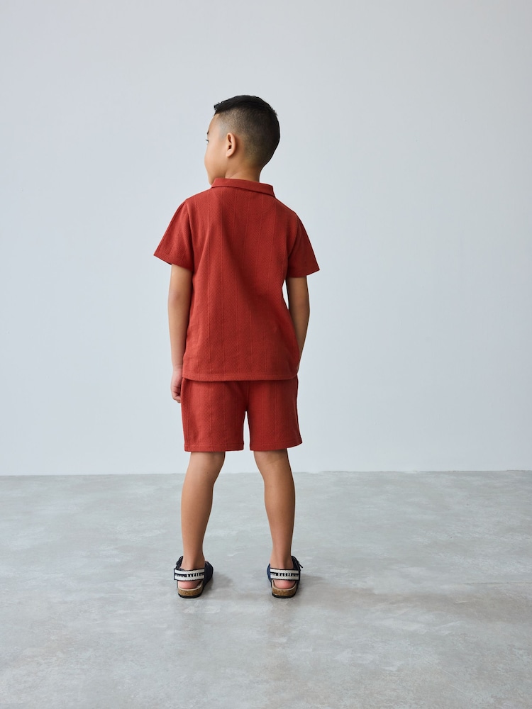 Baker by Ted Baker Textured Top and Shorts Set - Image 3 of 10