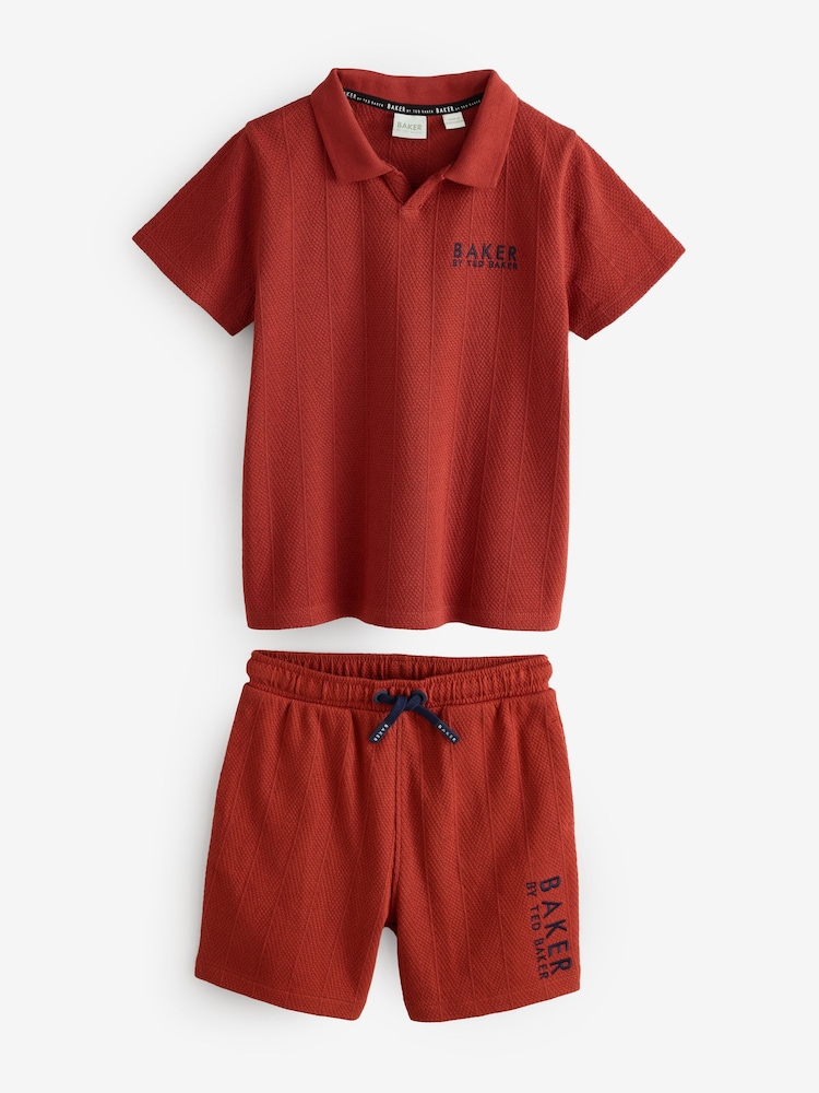 Baker by Ted Baker Textured Top and Shorts Set - Image 7 of 10