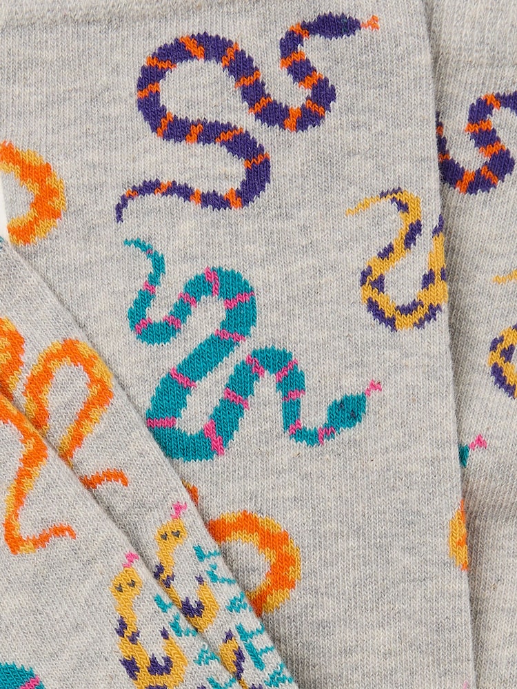 FatFace Grey Snake Socks - Image 2 of 2