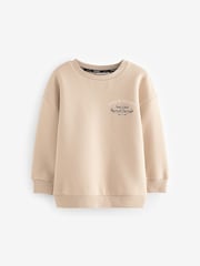 Baker by Ted Baker Stone Graphic Sweatshirt - Image 1 of 4