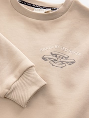Baker by Ted Baker Stone Graphic Sweatshirt - Image 3 of 4