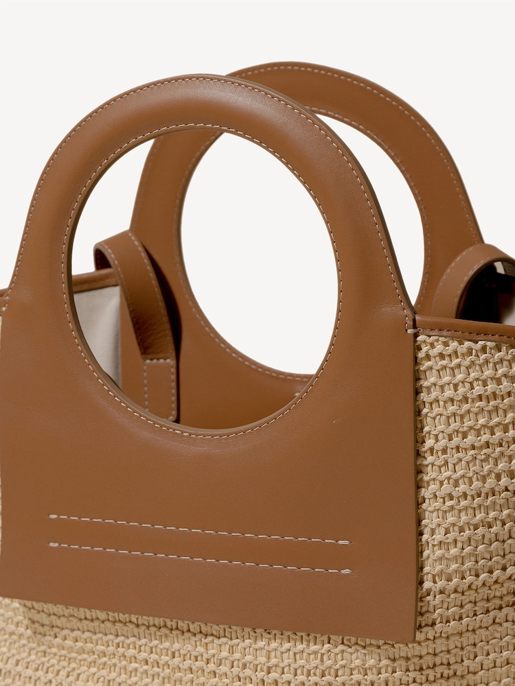 Hereu Studio Natural Cala S Raffia Bag - Image 4 of 4