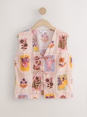 Vegetable Embroidered Patchwork Waistcoat - Image 6 of 8