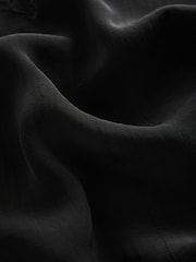Black Satin Lace Insert Scoop Cami Top - Image 7 of 8