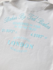 رمادي - قميص بولو بطبعة على الظهر من Baker by Ted Baker - صورة 6 من 7