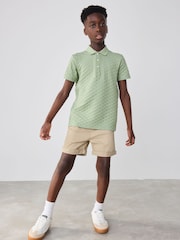 Baker by Ted Baker teksturirana 100% bombažna polo majica - Slika 2 iz 9