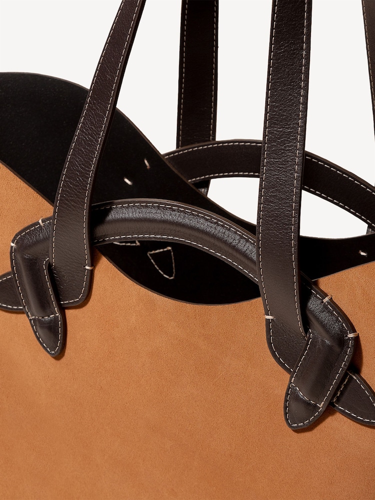 Hereu Studio Brown Carava Suede Bag - Image 2 of 4 Hereu Studio Brown Carava Suede Bag - Image 2 of 4