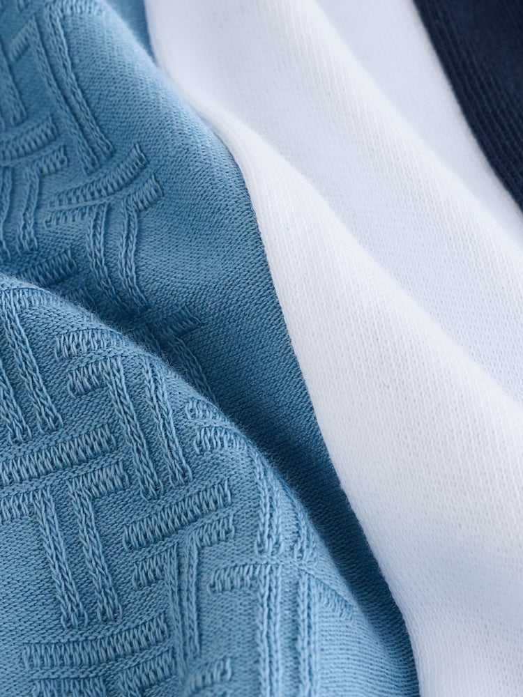 Baker by Ted Baker Navy Textured Stripe Shirt - Image 17 of 17 Baker by Ted Baker Navy Textured Stripe Shirt - Image 17 of 17