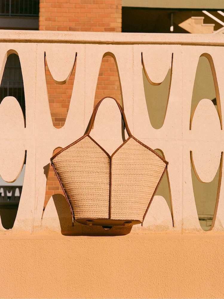 Hereu Studio Natural Calella Raffia Bag - Image 6 of 6