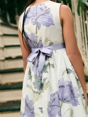 Cream Floral Kew Collection Prom Dress (3-12yrs) - Image 4 of 8
