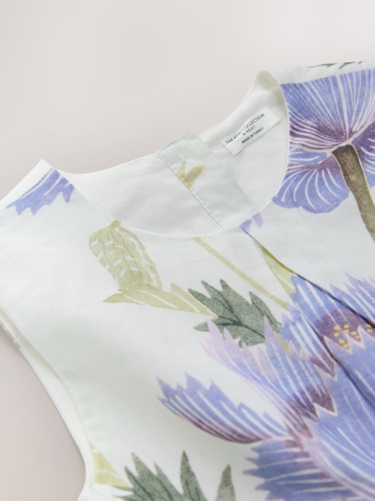 Cream Floral Kew Collection Prom Dress (3-12yrs) - Image 7 of 8
