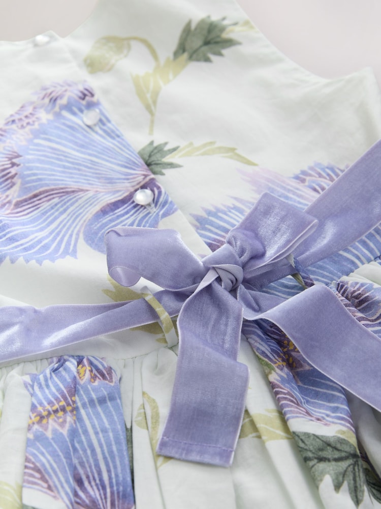 Cream Floral Kew Collection Prom Dress (3-12yrs) - Image 8 of 8