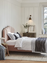 Darlings Of Chelsea Petal Pink Snowdon Upholstered Bed - Image 1 of 5