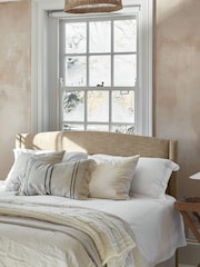 Darlings Of Chelsea Paintbrush Natural Buckleberry Upholstered Bed - Image 1 of 5