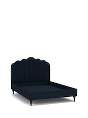 Darlings Of Chelsea French Navy Blue Snowdon Upholstered Bed - Image 5 of 5