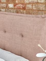 Darlings Of Chelsea Petal Pink Lyndhurst Buttoned Upholstered Bed - Image 2 of 5