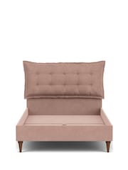 Darlings Of Chelsea Petal Pink Lyndhurst Buttoned Upholstered Bed - Image 4 of 5