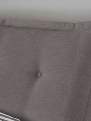 Darlings Of Chelsea Manor House Grey Lyndhurst Buttoned Upholstered Bed - Image 3 of 5