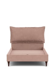 Darlings Of Chelsea Petal Pink Lyndhurst Upholstered Bed - Image 4 of 5