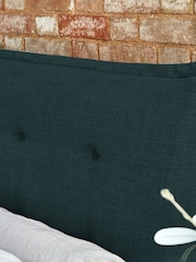 Darlings Of Chelsea Mallard Black Lyndhurst Buttoned Upholstered Bed - Image 2 of 5