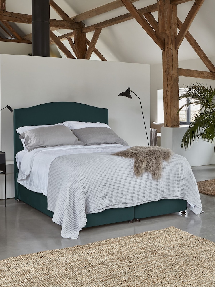 Darlings Of Chelsea Mallard Teal Avebury Upholstered Bed - Image 2 of 4