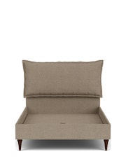 Darlings Of Chelsea Boulder Brown Lyndhurst Upholstered Bed - Image 4 of 5