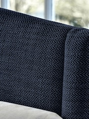 Darlings Of Chelsea French Navy Blue Buckleberry Upholstered Bed - Image 3 of 5