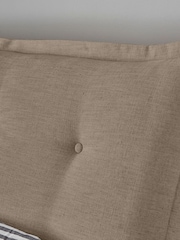 Darlings Of Chelsea Boulder Brown Lyndhurst Buttoned Upholstered Bed - Image 3 of 5