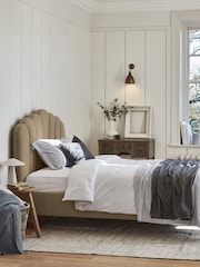 Darlings Of Chelsea Paintbrush Natural Snowdon Upholstered Bed - Image 1 of 5