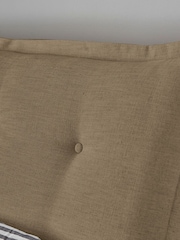 Darlings Of Chelsea Paintbrush Natural Lyndhurst Buttoned Upholstered Bed - Image 3 of 5