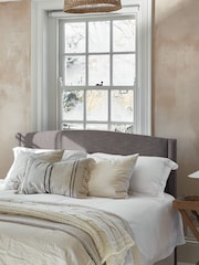Darlings Of Chelsea Manor House Grey Buckleberry Upholstered Bed - Image 1 of 5
