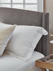 Darlings Of Chelsea Manor House Grey Buckleberry Upholstered Bed - Image 2 of 5