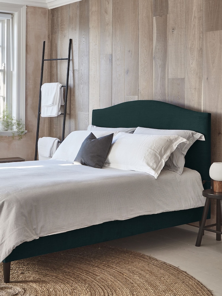 Darlings Of Chelsea Mallard Black Avebury Low Upholstered Bed - Image 1 of 4