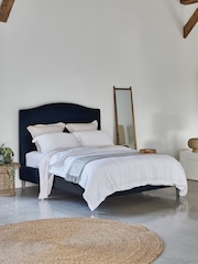 Darlings Of Chelsea French Navy Blue Avebury Upholstered Bed - Image 1 of 4