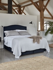Darlings Of Chelsea French Navy Blue Avebury Upholstered Bed - Image 2 of 4