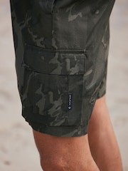 Camo Green Utility Swim Shorts - Image 6 of 6