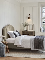 Darlings Of Chelsea Boulder Brown Snowdon Upholstered Bed - Image 1 of 5