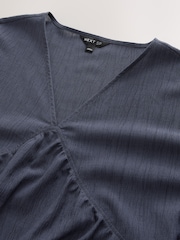 Blue Deep V-Neck T-Shirt - Image 3 of 3