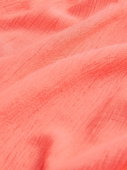 Coral Pink Deep V-Neck T-Shirt - Image 2 of 3